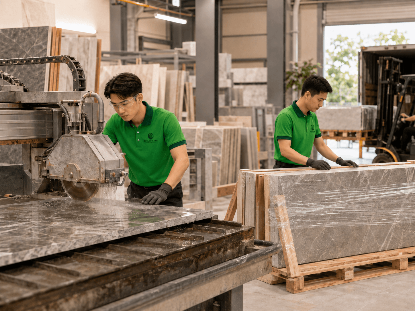 Chuyên thi công đá nung kết tấm lớn (Big Slab)