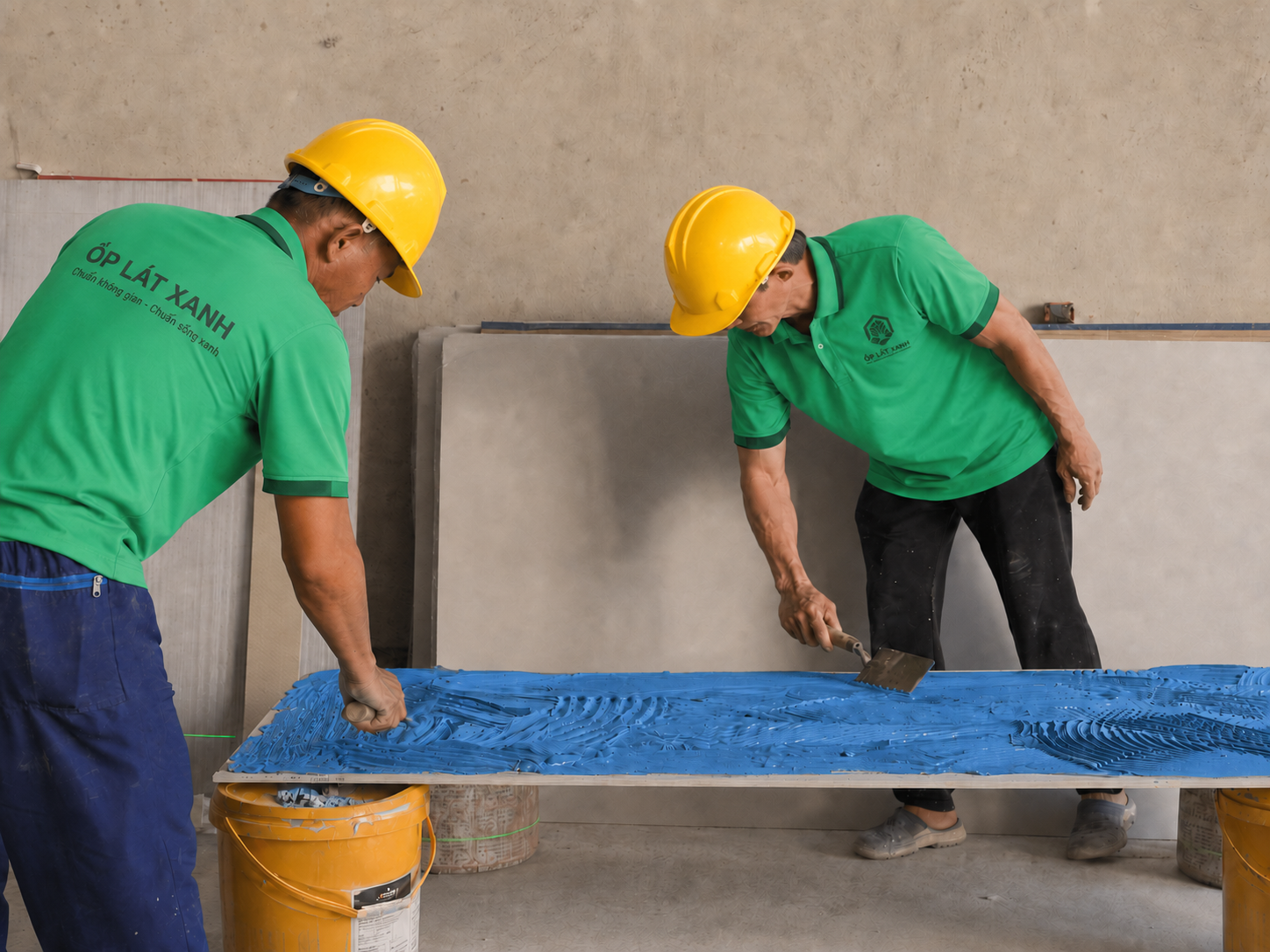 Chuyên thi công đá nung kết tấm lớn (Big Slab)