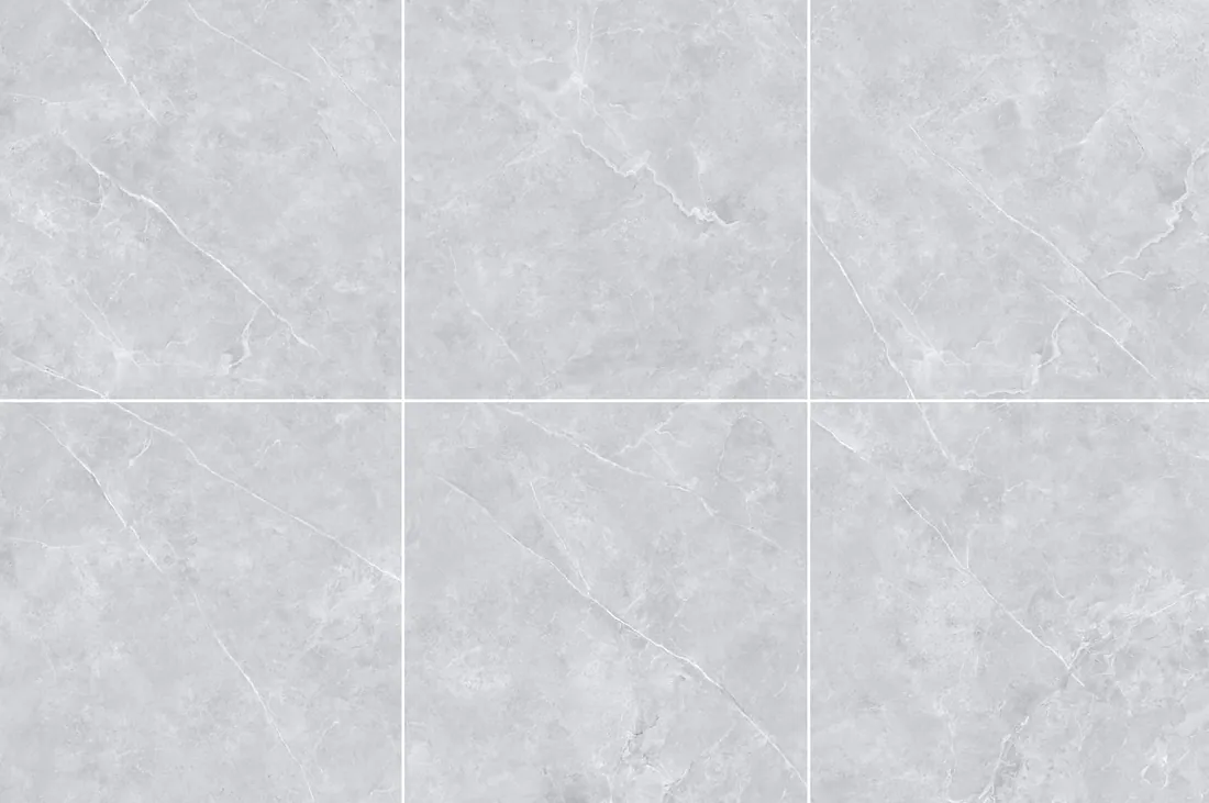 Gạch 80×80 Bernini Bóng Xám nhạt · OLX09B880B501
