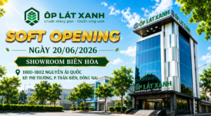 Khai trương Showroom Ốp Lát Xanh Biên Hòa – Không gian trải nghiệm vật liệu hoàn thiện cao cấp tại Đồng Nai