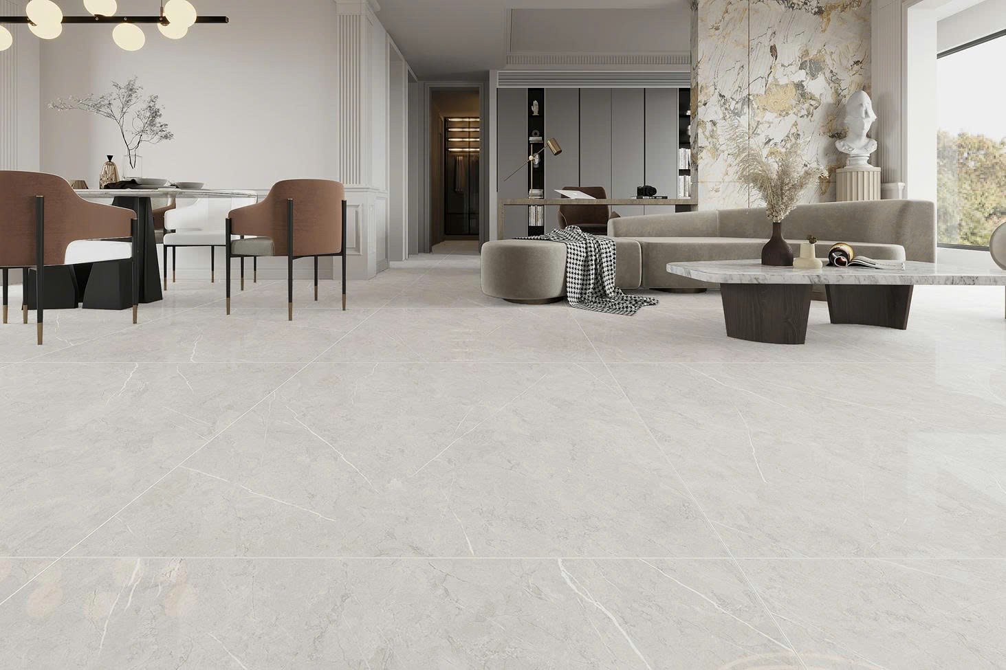 Pietra 2.0 Silver · 1200 x 1200 mm